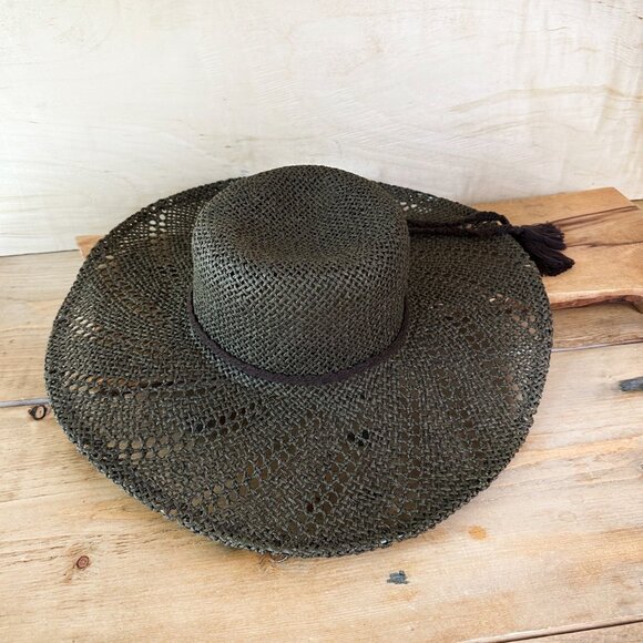 Banana Republic Green and Gray Sun Hat with Wide Brim - Picture 6 of 10